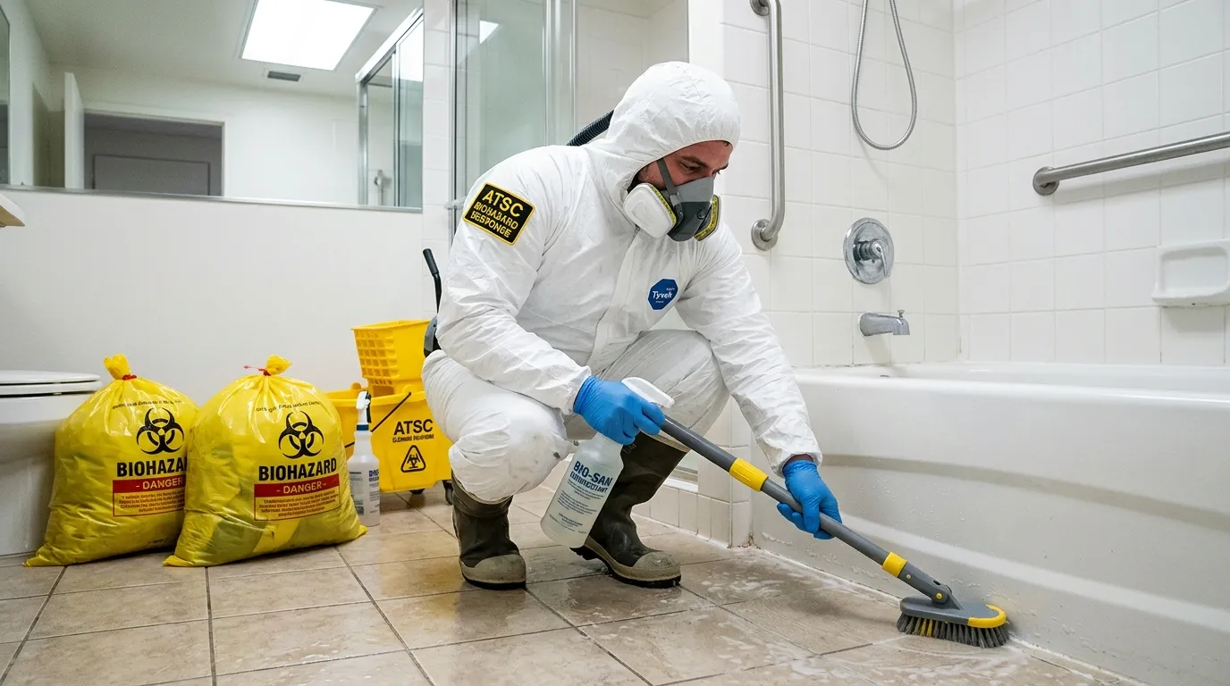 Decontamination equipment deployed for Blood Cleanup in Southbury